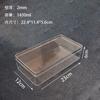 Caja de Regalo Rectangular Transparente de Acrílico Grado Alimenticio para Té Caja de Plástico Regalo de Boda Venta al Mayoreo