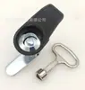 Fechadura triangular pequena para lixeira, fecho de compressão, armário com caixa de luz publicitária, caixa de distribuição de energia, fechadura de porta de armário com alça de aço inoxidável