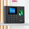 Máquina de Asistencia Deli con Reconocimiento de Huellas Dactilares y Facial, Máquina de Fichaje de Empleados, Dispositivo Todo en Uno Inteligente de Reconocimiento Facial para Registro 34521