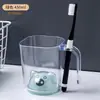 Vaso para Enjuague Bucal, Vaso para Cepillo de Dientes Infantil de Baño, Vaso para Cepillo de Dientes de Pareja, Portacepillos de Dientes de Cerdo de Dibujos Animados, Vaso para Lavarse la Cara de Baño