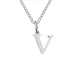 Collar con Colgante de Letra Emanco Acero de Titanio No se Desvanece Cadena para Clavícula Cadena de Hueso de Serpiente de Acero Inoxidable Nicho Europeo y Americano para Mujeres
