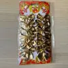 Lazo de Navidad Lazo Pequeño Decoración de Árbol de Navidad Corona Decoración DIY Accesorios de Mini Lazo Colgante Venta al por Mayor