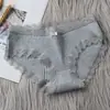 Ventas Directas de Fábrica Ropa Interior Femenina Algodón Puro Japonés Encaje en la Entrepierna Sexy Transpirable para Mujer Braguitas de Cintura Media para Chica