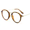 Armação de Óculos Vintage Masculina e Feminina Simples Anti-Luz Azul Lentes Planas Moda Armação de Óculos Simples Lentes Planas 1920