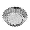 Molde para Tartaletas de Huevo de Acero Inoxidable Taza Crisantemo para Cupcakes Molde para Muffins Encaje Tartaleta de Huevo Pastel de Arroz al Vapor Herramienta para Hornear Pasteles