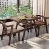 Conjunto de Mesa e Cadeiras para Varanda, Madeira Maciça, Tamanho Pequeno, Modelo Novo, Uso Doméstico, Conjunto de Uma Mesa e Duas Cadeiras, Conjunto de Três Peças para Lazer, Escrivaninha