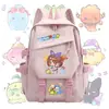 Mochila temática del Reino de Locke, azul aqua, con diseño de chispa, adecuada para niños y niñas, gran capacidad, versátil, ligera y de doble hombro