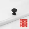 Manija de Puerta de Gabinete de Aleación de Aluminio Moderna Simple para Cajón, Agujero Único Pequeño, Dorada, Negra, Blanca, Cilíndrica, Muebles de Mesita de Noche