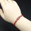 Pulseira de Cinábrio para Mulheres, Fio Vermelho Trançado com Moedas dos Cinco Imperadores, Proteção do Ano do Zodíaco, Areia Dourada Roxa de Alto Teor