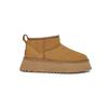 Botas de Neve Forradas com Pelo para Mulheres, Sola Grossa, Adequadas para Uso ao Ar Livre, Novo Modelo de Inverno 2025, Couro Genuíno, Impermeável, Antiderrapante, Sapatos Quentes de Algodão