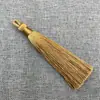 Yixiangfei 8cm Cuerda de Poliéster Anillo de Tracción Borla Pendientes de Poliéster Borla Nudo Chino Enderezado a Alta Temperatura Borla Colgante Venta al por Mayor