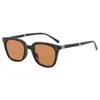 Nuevas Gafas de Sol Cuadradas Plegables de Celebridad de Internet Unisex Tacto de Alta Gama Protección Solar para Exteriores Protección UV Gafas de Sol