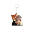 Zootopia Llavero Creativo Periférico Colgante Acrílico Mochila Escolar Estudiante Colgante de Dibujos Animados de Alto Valor