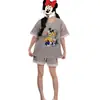 Pijama Dulce y Lindo para Mujer, Conjunto Casual de Verano 2026 de Manga Corta y Cuello Redondo para Casa que se Puede Usar Afuera
