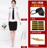 Verão piloto de aviação comissária capitão uniforme de trabalho camisa profissional camisa branca masculina e feminina terno vazio menos