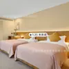 Huajiantang Yunquan Hotel Móveis Quarto Padrão Conjunto Completo Baú de Cama para Pousadas, Modelo de Reforma de Cama Específico para Hotel Fábrica de Móveis para Quartos