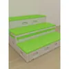 Palco de Coro de Madeira Maciça de Plástico PE Dobrável Móvel de Três Níveis para Tirar Fotos Puxável Articulado Estante para Maestro de Coro