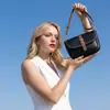 2026 Novas Bolsas Feminina Bolsa Sela Moda Bolsa Transversal Design Único de Nicho Coreana Dropshipping
