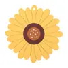 Mantel Protector Térmico Promocional de Girasol, Individual Estilo Japonés, Base para Tazón, Base para Olla, Base para Plato, Posavasos Lindo de PVC de Flor de Cerezo, Anti-quemaduras