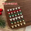 Accesorios para Uñas de Campana de Navidad Estilo Popular de Celebridad de Internet Aleación de Oro y Plata Campana Uñas Navideñas DIY Decoraciones de Diamantes