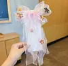 Diadema Infantil Niña Lazo Arcoíris Trenzado Pasador Tocado Coleta Cinta para el Cabello Pasador Accesorios para el Cabello de Niña de Verano