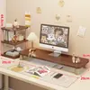 Bandeja para Teclado de Escritorio Base Elevadora de Monitor Soporte para Escritorio de Oficina Estante de Almacenamiento Elevador para Computadora de Escritorio