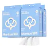 Manhua Pacote Grande com 4*100 Folhas Lenços de Limpeza Facial Descartáveis Toalha de Limpeza Facial Doméstica Tipo Pendurado Toalha de Limpeza Facial para Salão de Beleza Atacado
