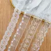 Accesorios de ropa de encaje soluble en agua, accesorios, falda, bordado de encaje, cintas para usar, bordado ondulado de encaje