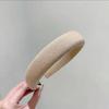Banda para el cabello de esponja de color sólido que combina con todo para lavarse la cara, elegante banda para el cabello a presión, banda para el cabello colorida, tocado para niña de Corea del Sur