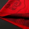Bufanda Roja evento reunión anual bordado hombres y mujeres año de nacimiento logo Gran Rojo regalo bufanda de boda Invierno rojo chino