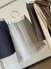 Falda Recta de Cinco Puntos con Dobladillo Elegante y de Moda Estilo Coreano para Mujer Otoño Nuevo Estilo Abertura Trasera Adelgazante Versátil Falda de Traje