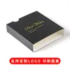 En stock película de pe antioxidante caja de suspensión sobre caja de cartón blanco caja de almacenamiento de película de pe cubierta de papel caja de joyería al por mayor