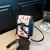 Bolsas de Nicho de Alto Valor para Mujer Verano 2025 Nueva Moda Bolso Cruzado para Teléfono para Mujer Estilo Ins Bolso Pequeño Cuadrado de un Solo Hombro para Mujer