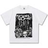 Camiseta de Algodão de Manga Curta Transfronteiriça My Chemical Romance 2025 Respirável Estampada por Injeção Direta Camiseta Branca para Homens