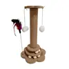 Poste para Gatos Trepadores, Juguete Pequeño de Sisal para Gatos, Marco para Gatos Trepadores de Amazon, Tabla Rascadora para Gatos, Soporte para Gatos que No Suelta Pelusa para Afilar las Uñas, Tocadiscos para Gatos