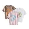 [100% Algodón] Ropa Infantil Cotton Hall Camiseta de Manga Corta Infantil 100% Algodón Tops para Niños y Niñas Clase a Antibacteriano Efecto Refrigerante
