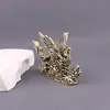 Adorno de Fénix de Latón Dragón y Fénix Auspicioso Oficina Hogar Boda Manualidad Regalo Mascota Fénix de Fuego Sala de Estar