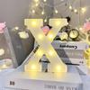 Nis26 Luzes de letras em inglês Luzes coloridas Atacado Luzes de modelagem LED Casamento Feliz Aniversário Confissão Pedido Festa pano