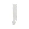 Calcetines Largos Finos de Moda con Lazo para Niños, Calcetines Holgados de Malla de Color Sólido Estilo Coreano, Calcetines Versátiles y Transpirables para Niñas