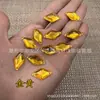 Venta al por mayor de fábrica color diamante acrílico taladro para coser a mano plano prismático fondo plano doble agujero taladro accesorios para ropa accesorios strass