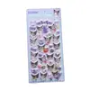 Pegatinas Divertidas Flotantes 3D de Dibujos Animados Diamante de Cristal Pegatinas Decorativas para Niños Pegatinas 3D Lindas en Relieve para Diario de Niña