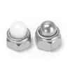 Acero Inoxidable 304 Nylon Auto-Bloqueante Tuerca Tapa de Bola Tapa Decorativa Metálica Tapa de Tornillo Tapa de Tuerca Din986