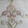 Cortina de estilo europeo de hilo blanco fresco pequeño, cortina de semisombra, cortina de partición de hilo bordado, cortina de pantalla de ventana bordada, producto terminado