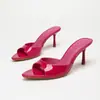 Sandalias de Tacón Alto con Punta Abierta y Punta Fina para Mujer, Tacones de Aguja, Zapatillas de Tacón Alto Peep-Toe de Una Sola Correa Simple Color Champaña, Suministro Transfronterizo