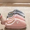Pantuflas de Felpa de Algodón para Hombre 2026 Nuevo Estilo Otoño/Invierno para Interiores Hogar Suela Gruesa Antideslizantes Cálidas Pantuflas de Piel para Mujer