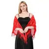 Novo Xale Cachecol Triângulo de Renda Noiva Madrinha Grupo Vestido de Casamento Xale de Banquete Cachecol Triângulo Feminino Atacado Transfronteiriço