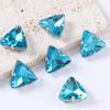 Cristal Triangular Vidrio Garra Cosida a Mano Taladro DIY Accesorios de Joyería Accesorios para el Cabello Vestido de Novia Agujero para Toalla Accesorios para Zapatos Accesorios