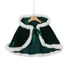 2024 Nova Roupa de Natal Vermelha Feminina Vestido de Malha Outono e Inverno Emagrecedor Saia Bufante Vestido Princesa