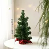 Múltiples Tipos de Árboles de Navidad de Escritorio, Árboles de Navidad Escarchados Cubiertos de Nieve Estilo Ins Nórdico, Árboles de Navidad Artificiales a Cuadros Estilo Campestre Americano