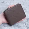 Nueva Cartera Corta para Hombre, Moderna con Múltiples Ranuras para Tarjetas, Cartera de Gran Capacidad con Billetera para Monedas y Portatarjetas, Venta al por Mayor desde el Fabricante, en Stock